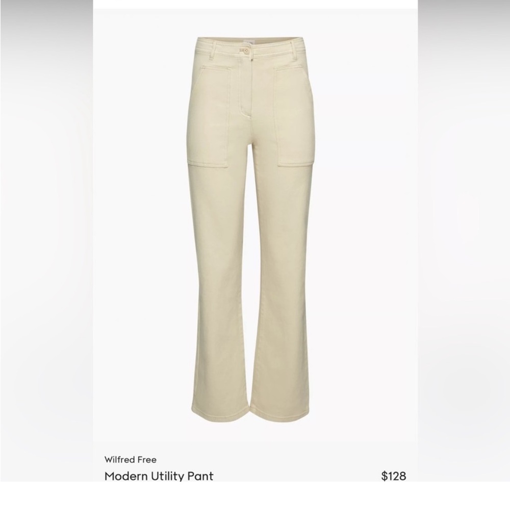 Aritzia Wilfred Free Modern Utility Pant